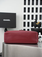 Chanel Spring-Summer Maxi Flap Bag Red