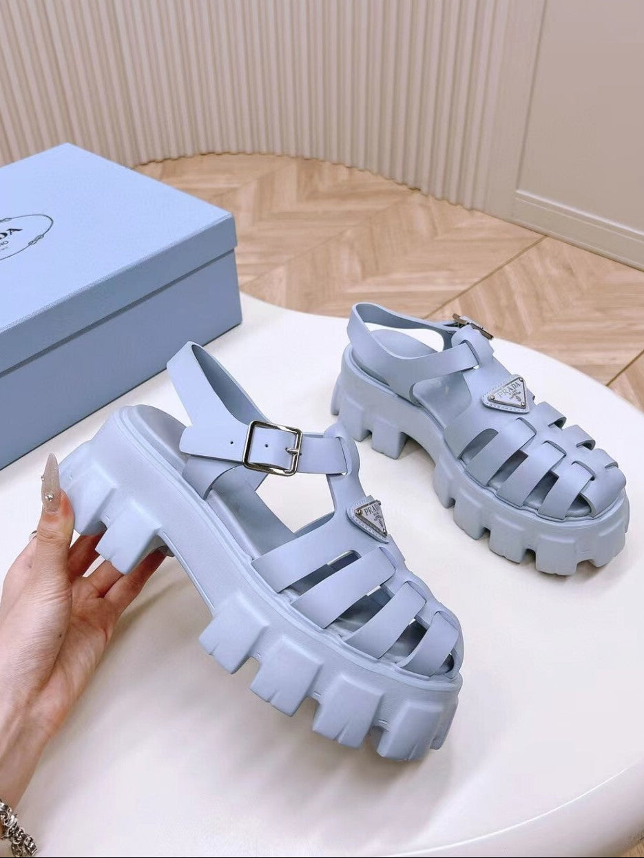 Prada Monolith blue