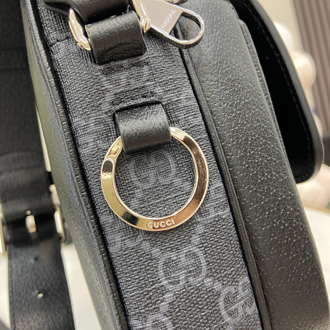 Gucci Small GG Crossbody Bag Black