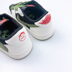 Jordan 1 Retro  x Travis Scott Black and Green Infantil