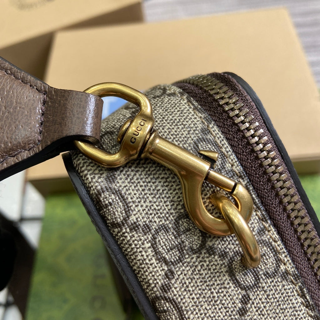 Gucci Ophidia Travel Case Bag Khaki