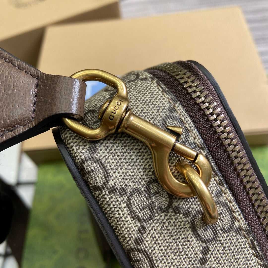 Gucci Ophidia Travel Case Bag Khaki