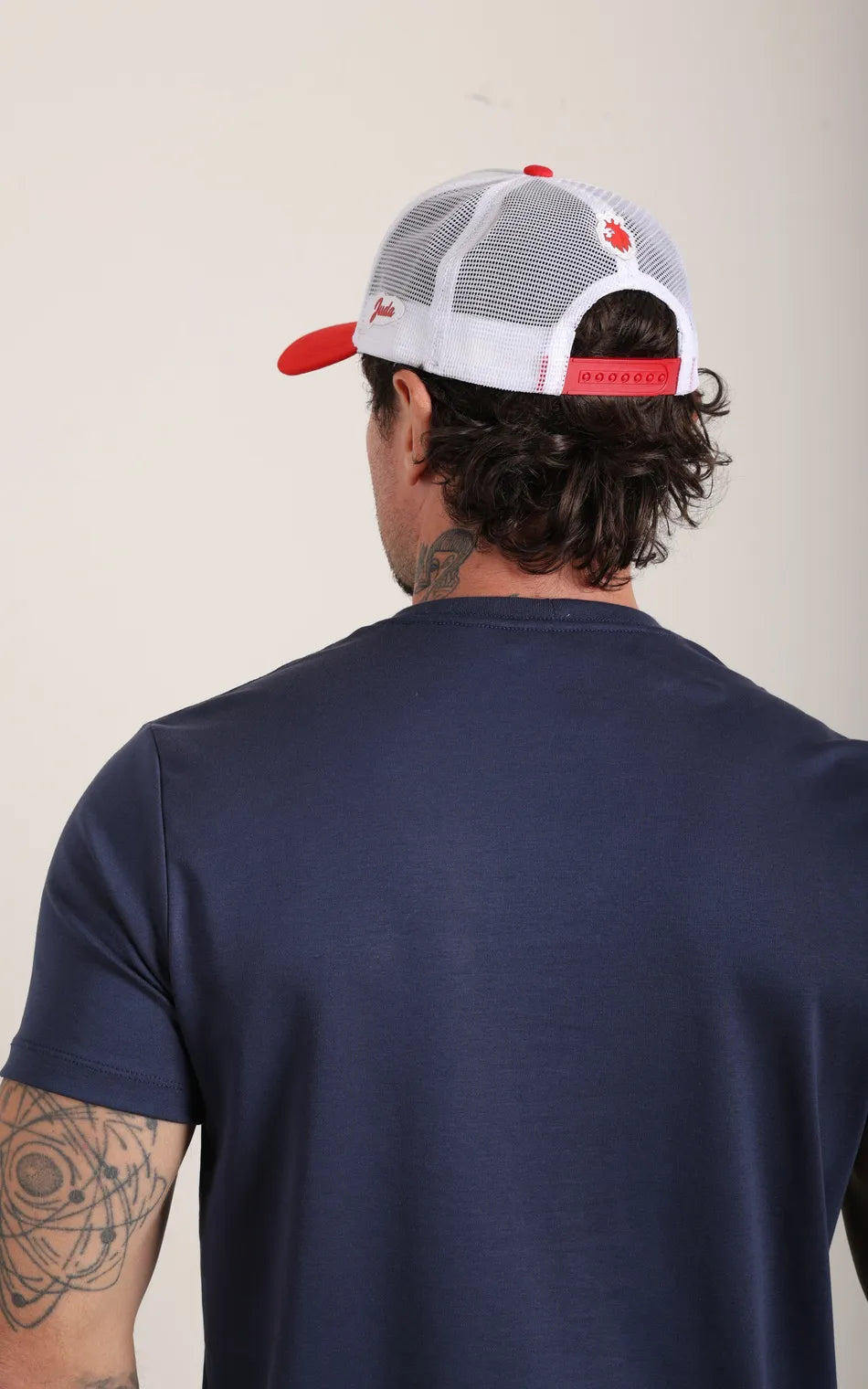 Boné Judá Jesus Is King Trucker White & Red (Pronta Entrega)