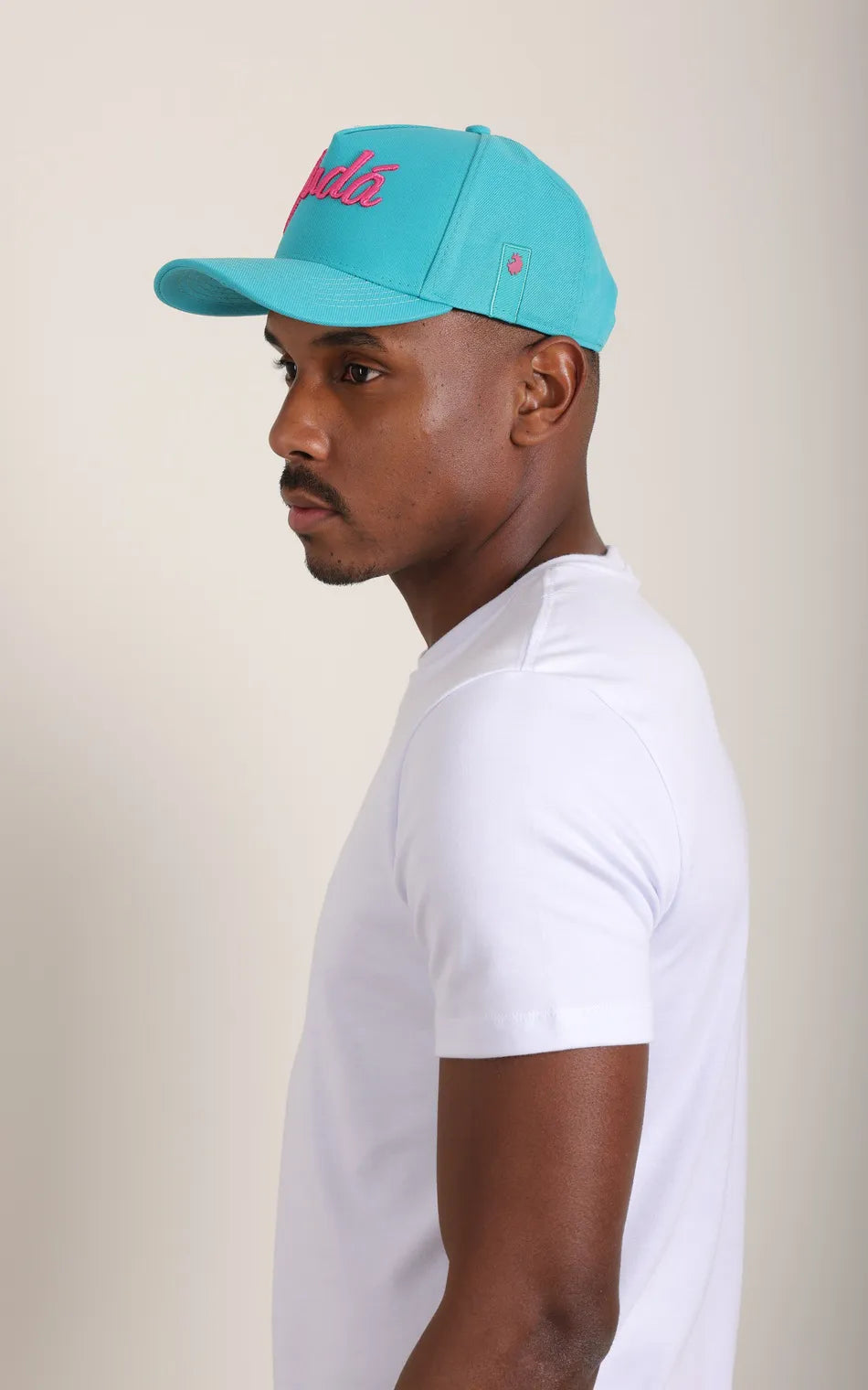 Boné Judá Miami Signature Turquoise & Pink
