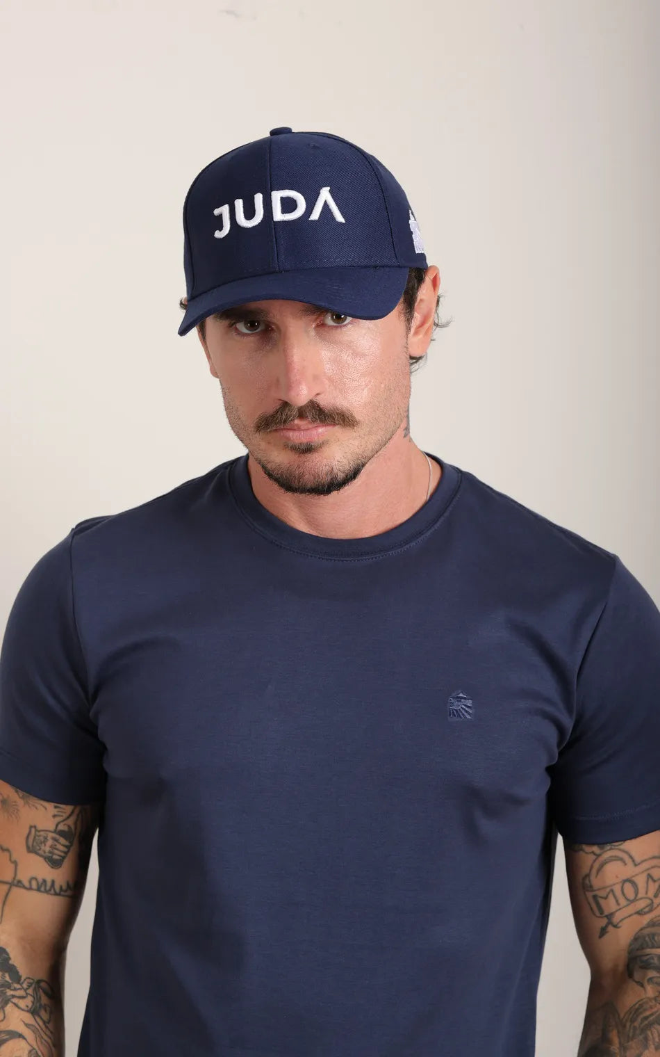 Boné Judá Signature Logo Navy & White (Pronta Entrega)