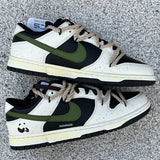 NIKE DUNK SB LOW PANDA Branco Preto e Verde.
