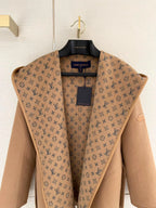 Louis Vuitton Belted Short Wrap Pea Coat