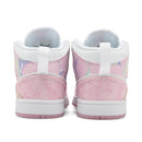 Air Jordan 1 Mid SE light pink infantil