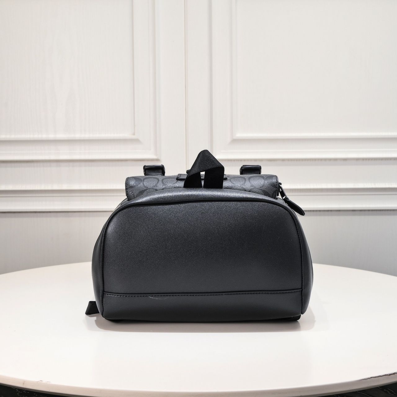 Coach Track Backpack Signature Canvas Black