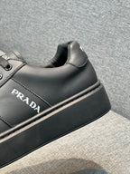 Prada Black Leather Sneaker