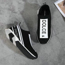 Dolce & Gabbana Sorrento Logo Slip On Black Grey White