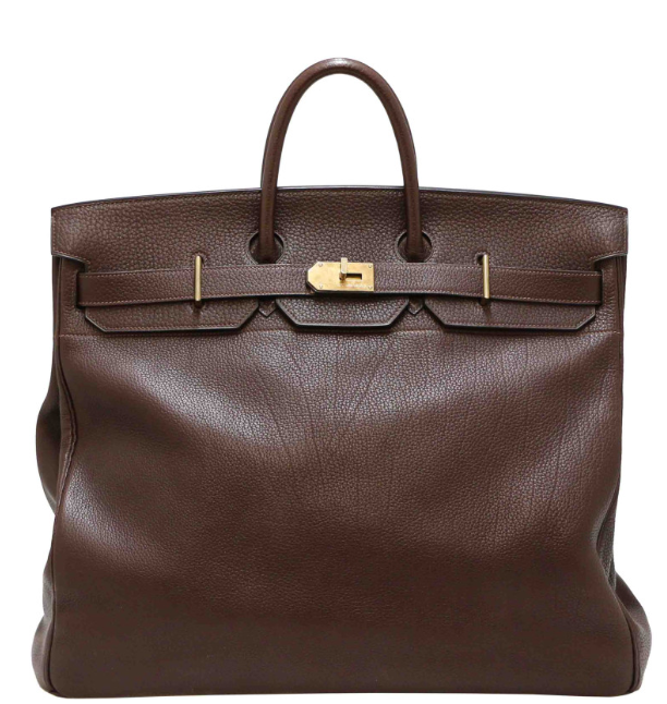Bolsa Hermes Haut à Courroies 50 marrom