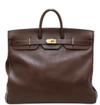 Bolsa Hermes Haut à Courroies 50 marrom