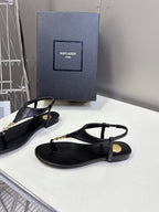 Saint Laurent Sandalia cassandra black
