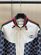 Jaqueta Corta-Vento Gucci GG Monogram Color-Block