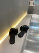 Sandália Bottega Veneta Plana Lido Black