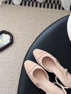 Chanel Slingback Pumps Nude