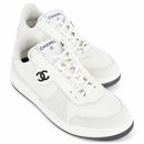 Chanel CC Logo White Sneakers
