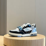 Louis Vuitton Trainer Velcro Blue White