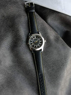Patek Philippe Calatrava "Ebony" Black Dial With Yellow Accents