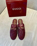 mule Princetown GG Crystal da Gucci