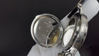 Patek Philippe Calatrava "Officer's Case" Silver Opaline Dial Bracelet Black