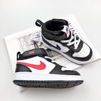 Nike Court Borough Mid 2 Infantil Branco Preto Vermelho