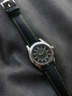 Patek Philippe Calatrava "Ebony" Black Dial With Yellow Accents