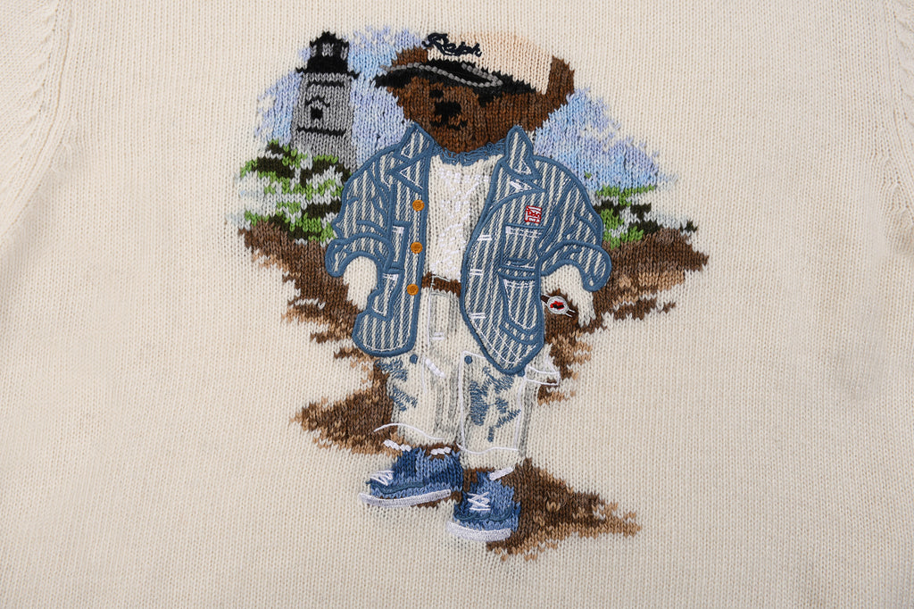 Polo Ralph Lauren Suéter de Tricô Coastal/Lighthouse Polo Bear