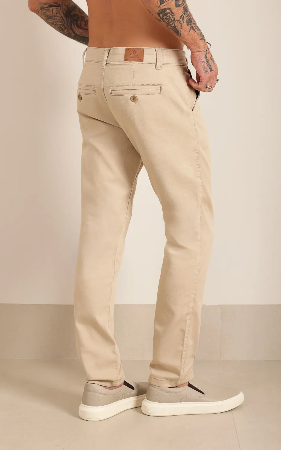 Calça Alfaiataria Masculina Caqui (Pronta Entrega)