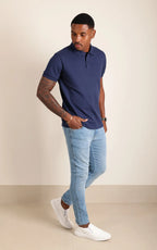 Calça Masculina Super Slim Azul (Pronta Entrega)