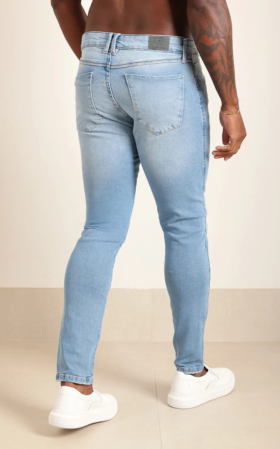 Calça Masculina Super Slim Azul (Pronta Entrega)
