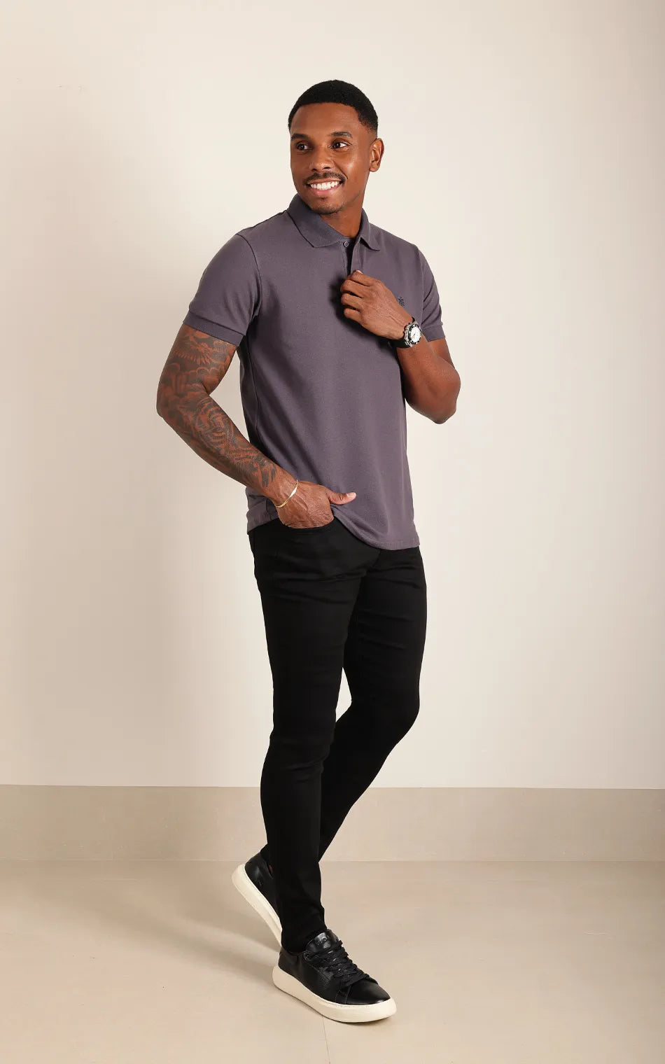 Calça Slim Masculina Black (Pronta Entrega)