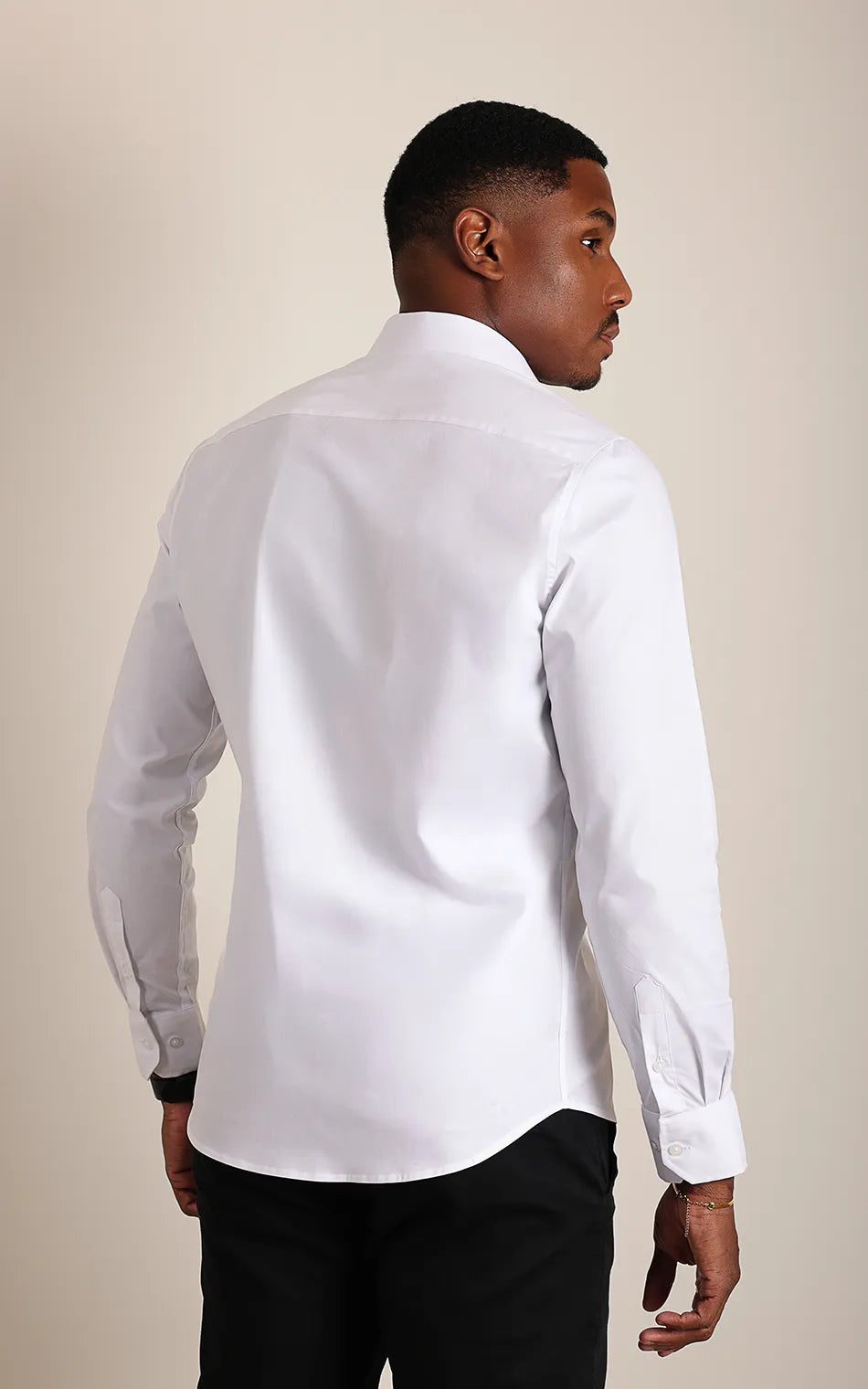 Camisa Ml Slim Branca (Pronta Entrega)