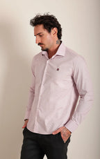 Camisa Ml Slim Rosé Xadrez (Pronta Entrega)