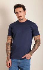 Camiseta Judá Básica Azul Marinho (Pronta Entrega)