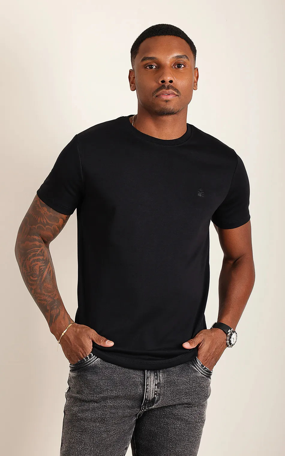 Camiseta Judá Classic Pima Black (Pronta Entrega)