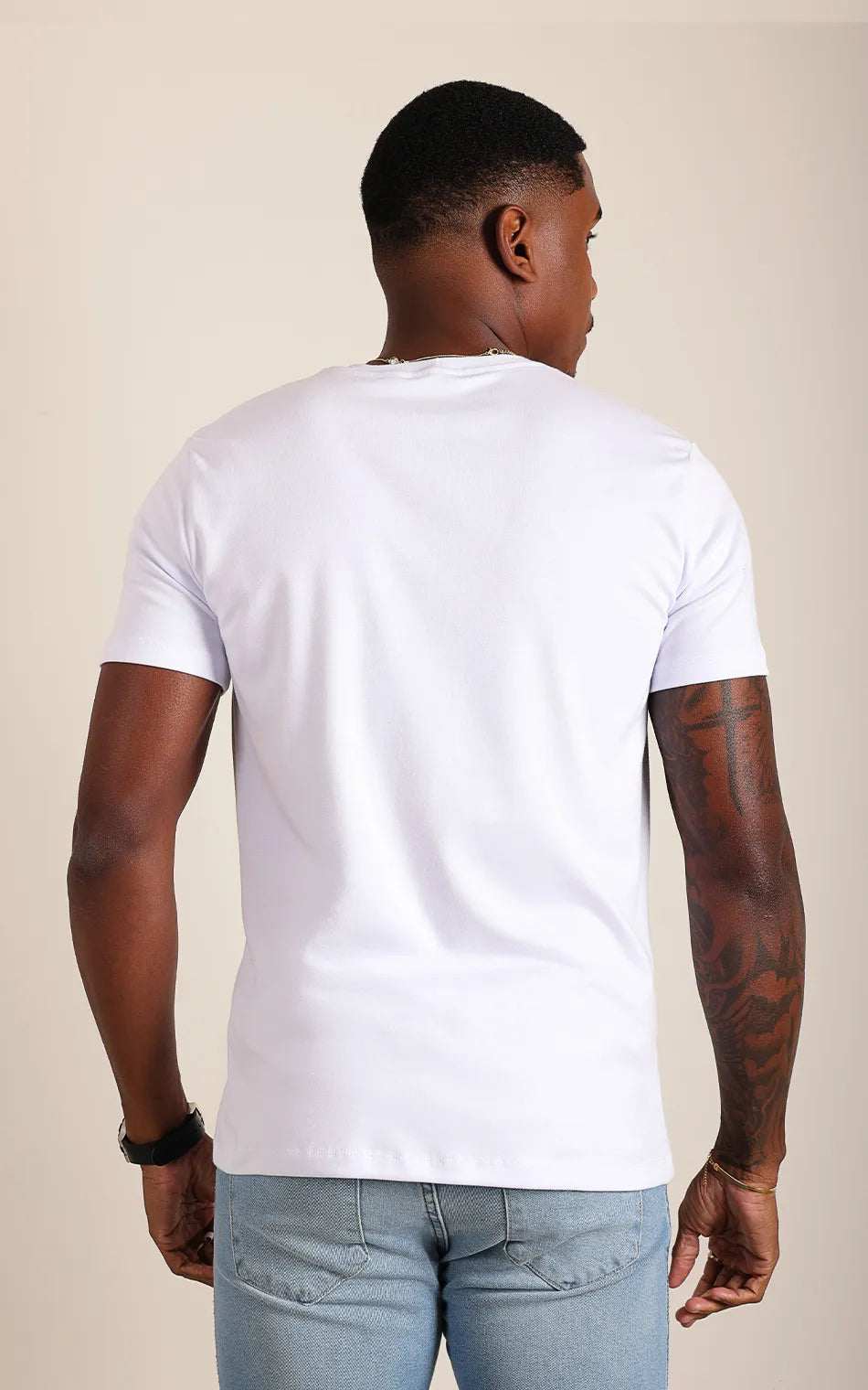 Camiseta Judá Classic Pima Branca (Pronta Entrega)