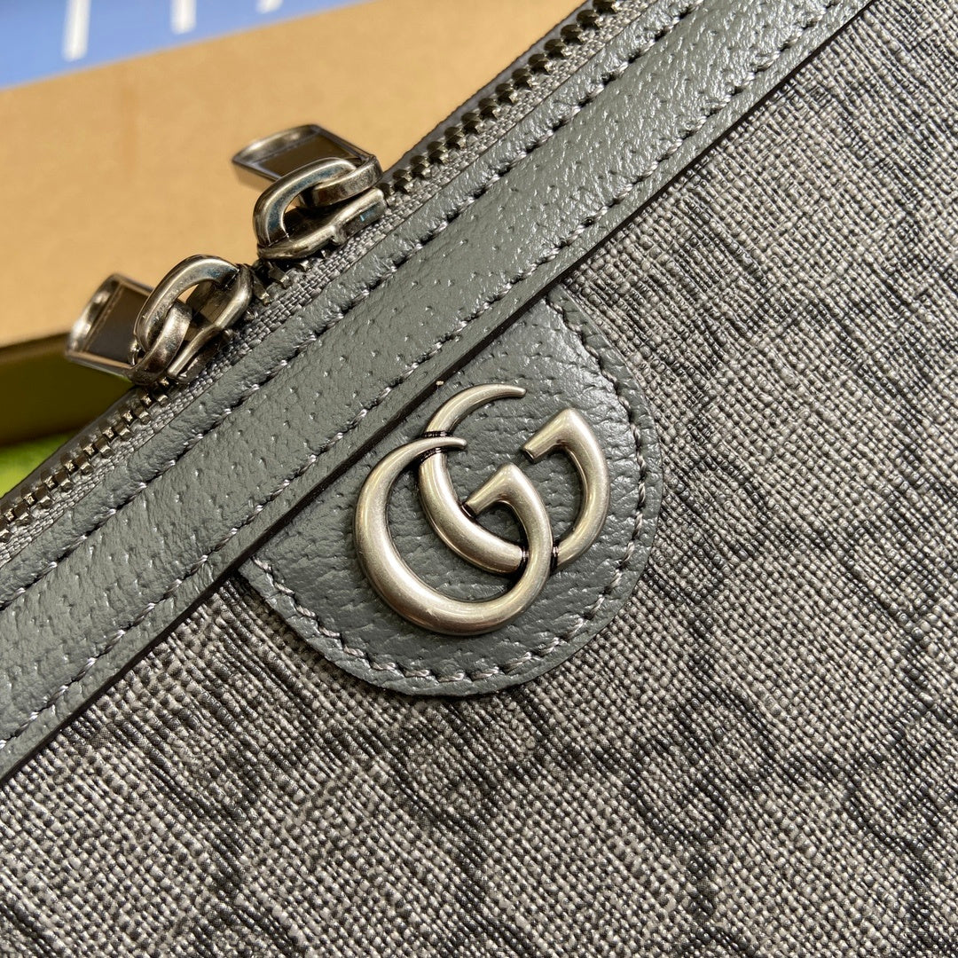 Gucci Ophidia Travel Case Bag Gray