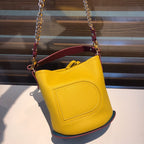 Delvaux Pin Mini Bucket Yellow