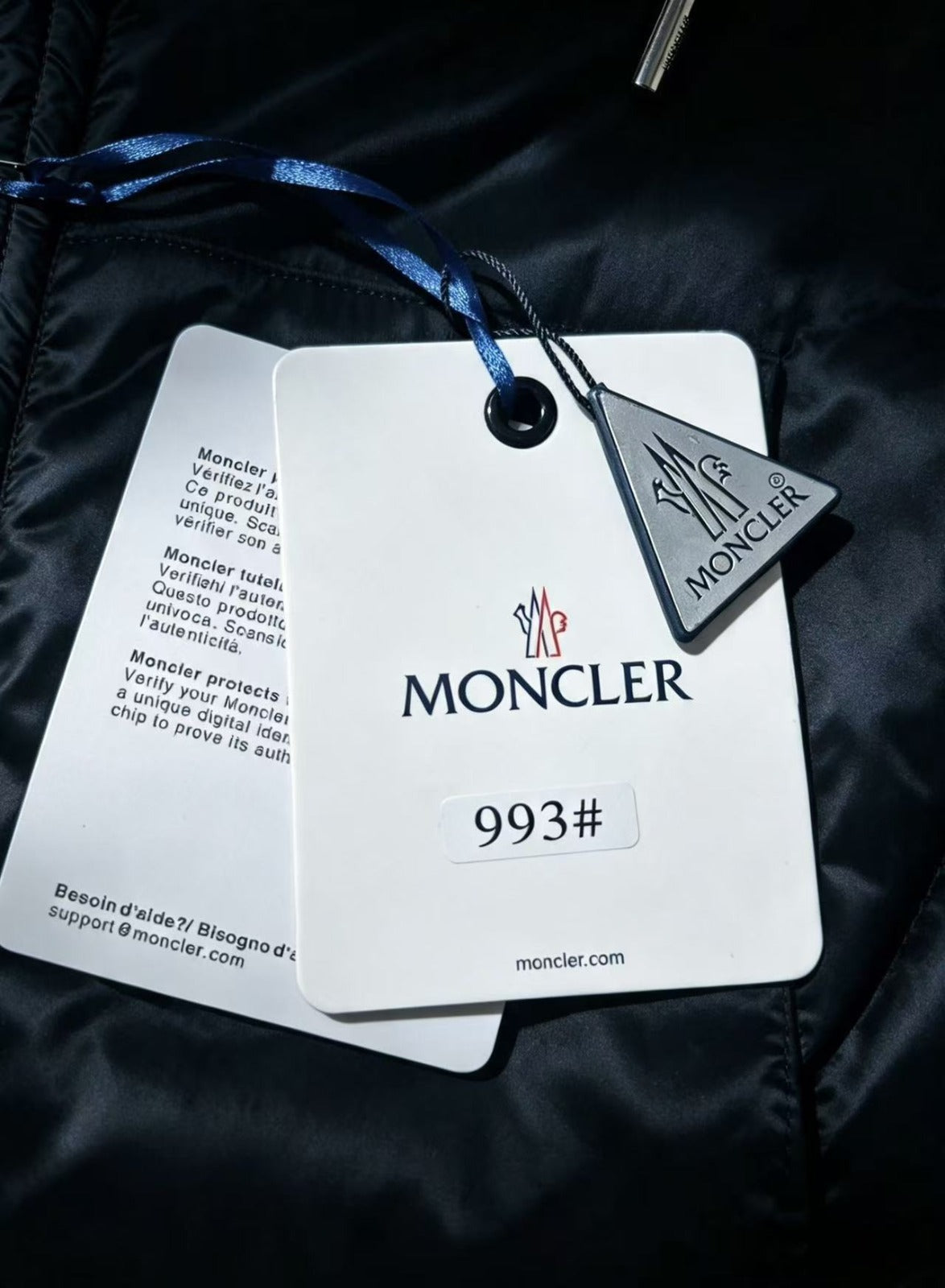 Moncler Logo-Embroidered Zip-Up Hoodie