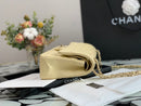 Chanel Classic Double Flap Quilted Medium Beige Clair ( Pronta entrega )