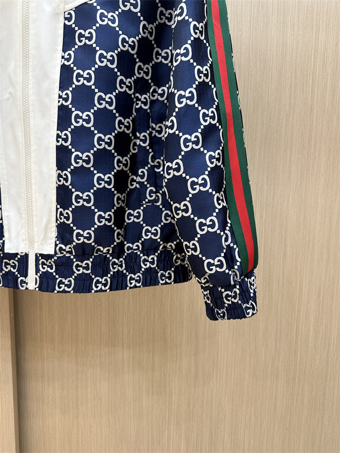 Jaqueta Corta-Vento Gucci GG Monogram Color-Block