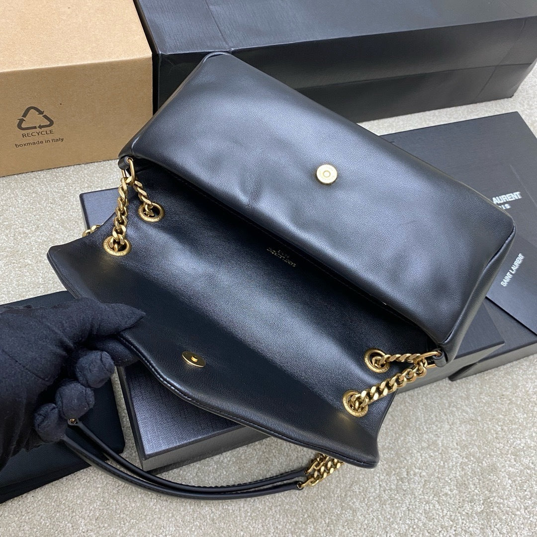 Yves Saint Laurent Calypso Lambskin Black
