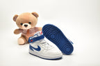 Nike Court Borough Mid 2 White / Blue Infantil