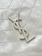 Saint Laurent Niki Shopping Bag Creme