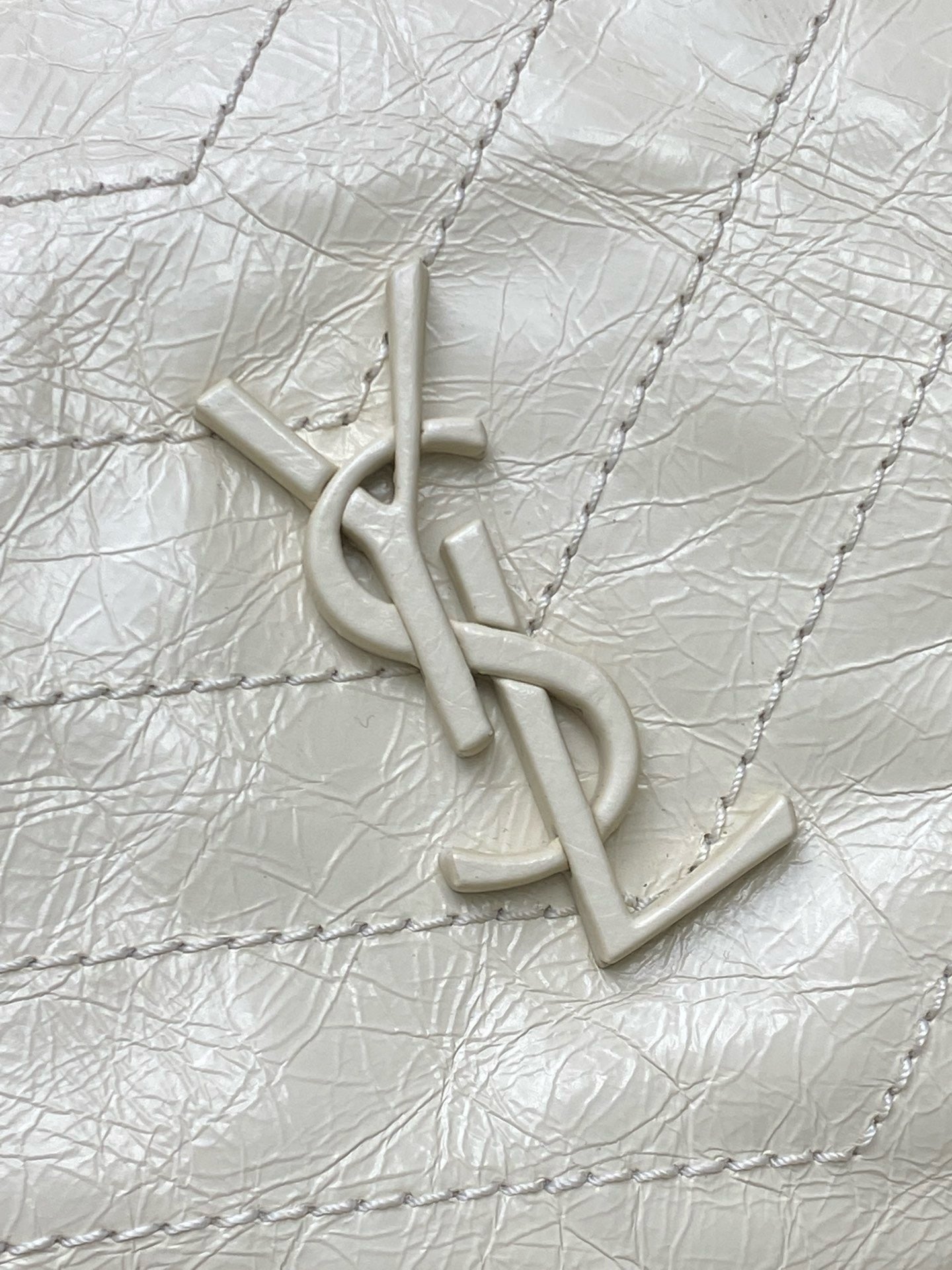 Saint Laurent Niki Shopping Bag Creme