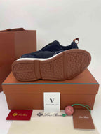 Loro Piana Modular Walk Sneaker Navy Blue .