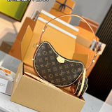 Bolsa Croissant MM Brown Monogram