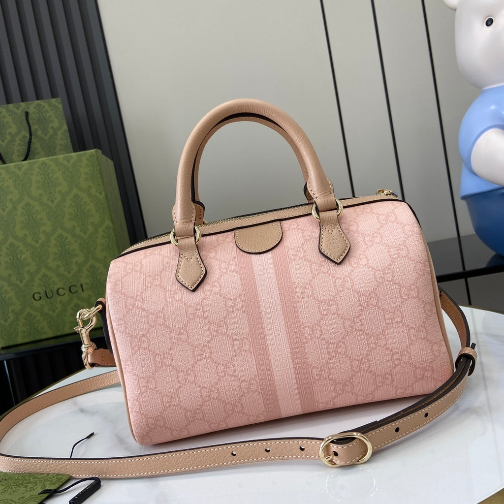 Gucci Ophidia Mini Boston Bag Rose